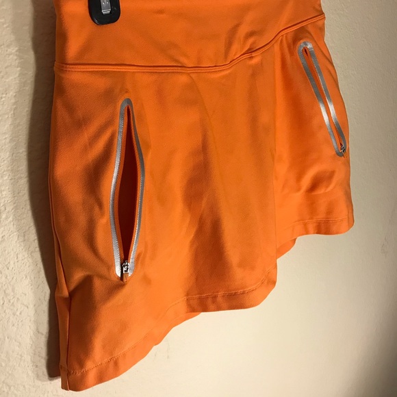 Nike Golf Tour Performance Skort, Sz Small, Orange - Picture 8 of 13